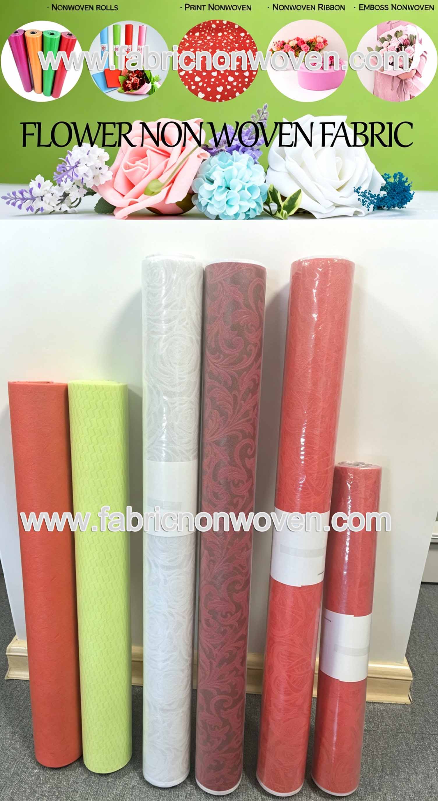 flower nonwoven